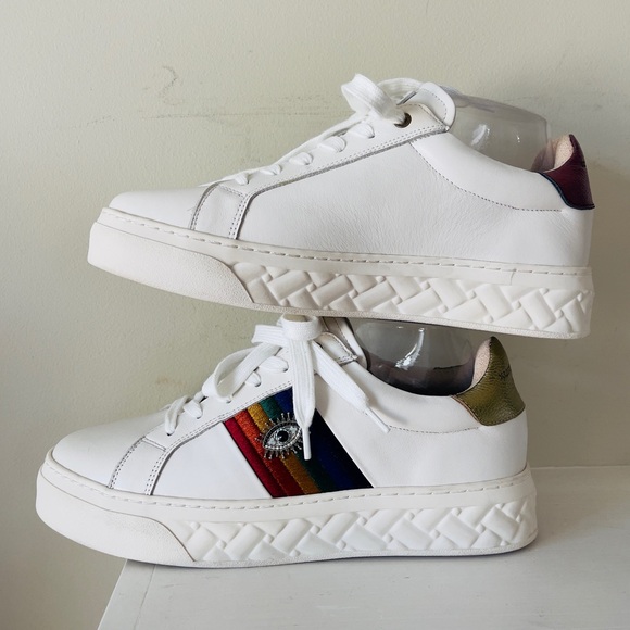 Kurt Geiger London LANE EYE  White SNEAKER NWT Size 40.5W - Picture 8 of 15
